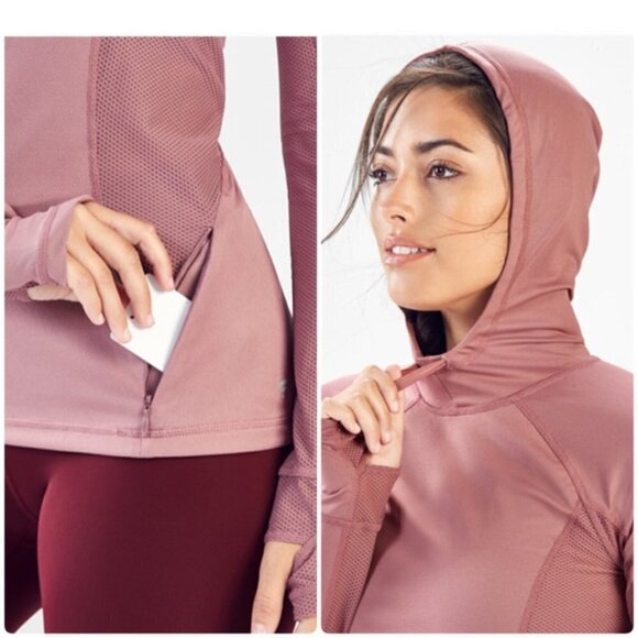 Fabletics Alecia Performance Hooded Pullover Med - Picture 3 of 13